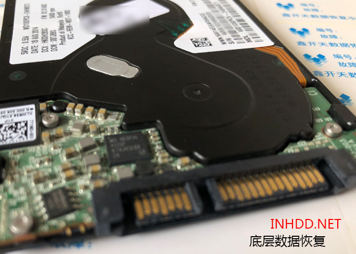 西数WD10SPCX笔记本硬盘磁头损坏开盘数据恢复