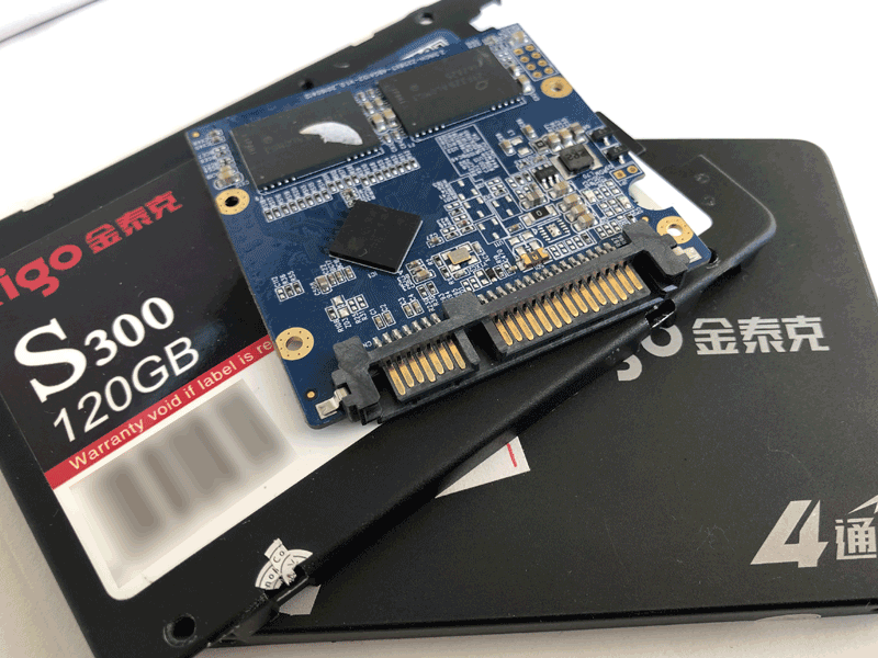 金泰克S300固态硬盘主控SM2258XT 硬盘通电无反应数据恢复成功